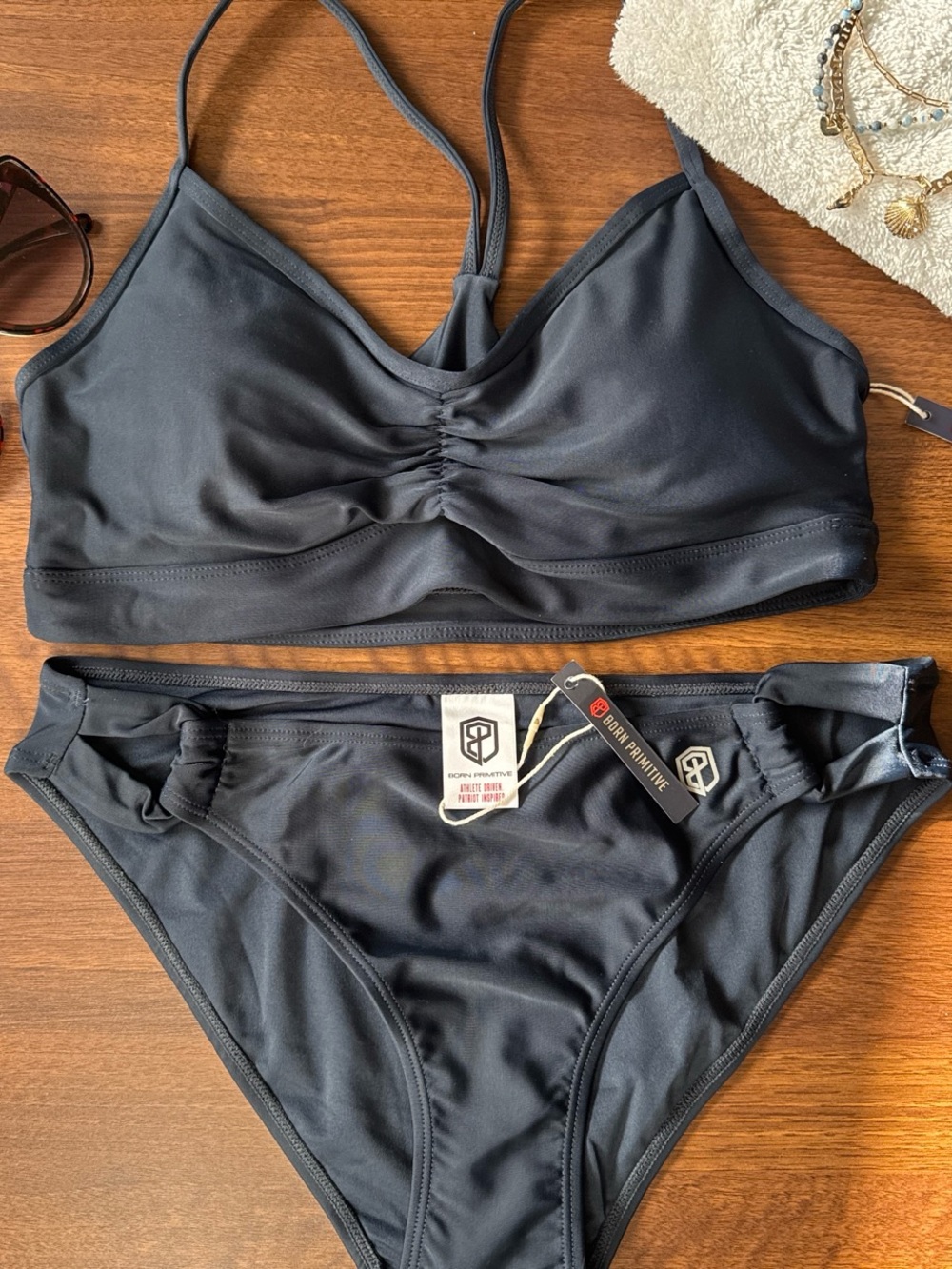 Primitive Women's Black Two-Piece Bikini Set